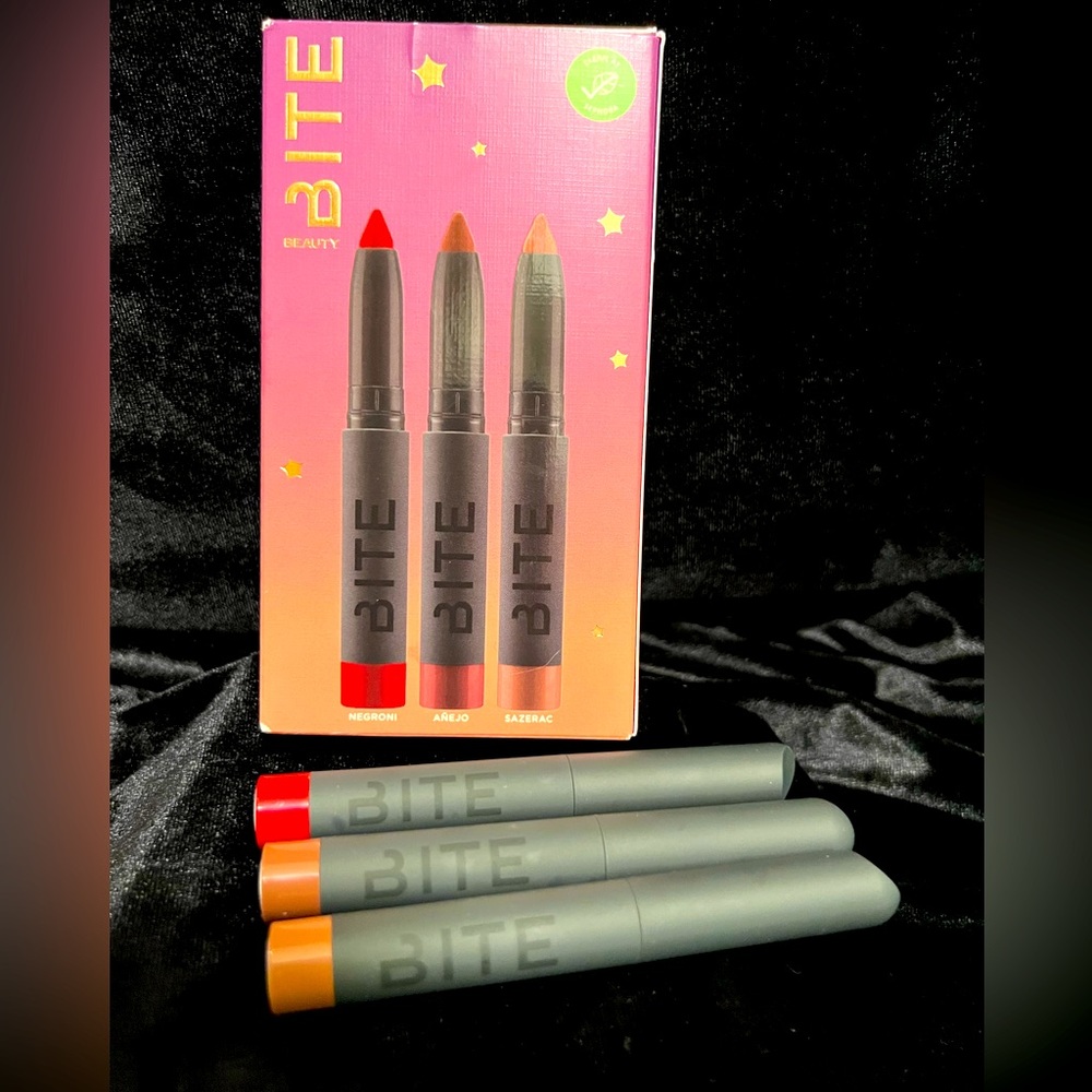 💋Bite Beauty trio of mini lip crayons 💋